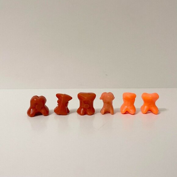 Vintage Lot Of 6 Crazy Bones Gogos Toys - Picture 8 of 11